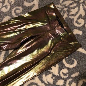 Blackmilk gold/bronze oil slicks leggings
